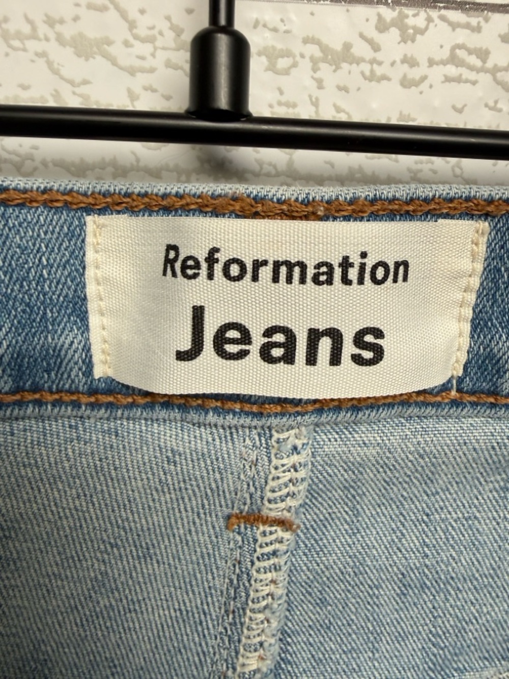 Reformation Ultra High & Skinny Jeans Cyprus Wash Size 30 Made in USA - Picture 2 of 13
